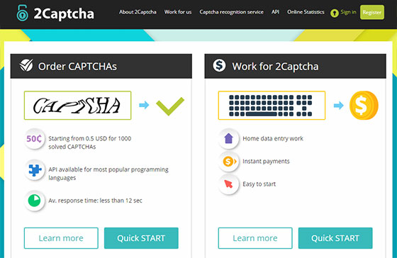 Проект 2captcha.com