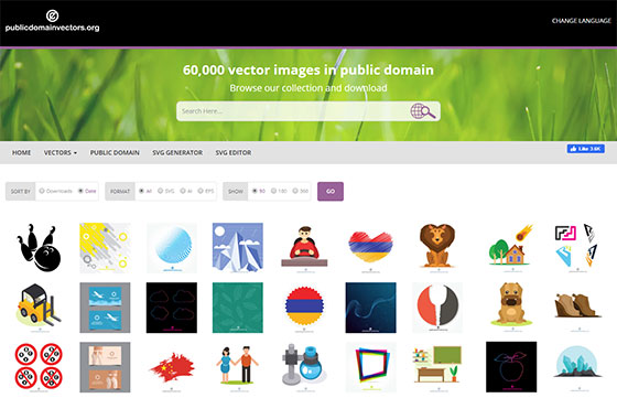 PublicDomainVectors - фотосток бесплатной векторной графики и клипартов
